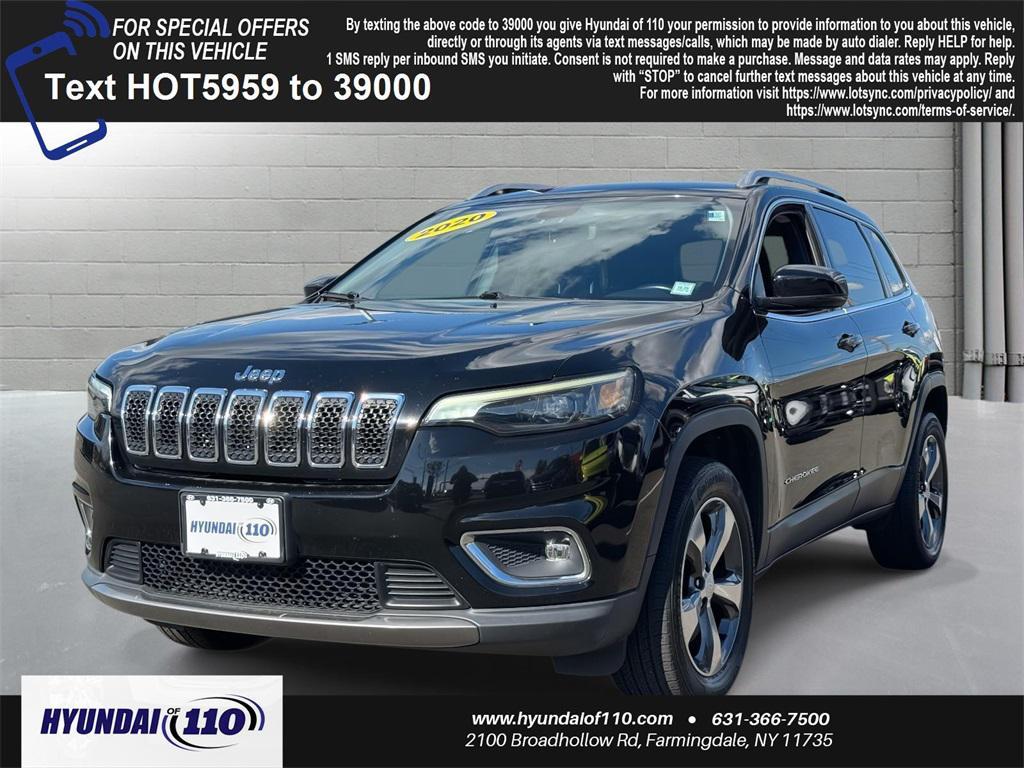 used 2020 Jeep Cherokee car, priced at $17,845