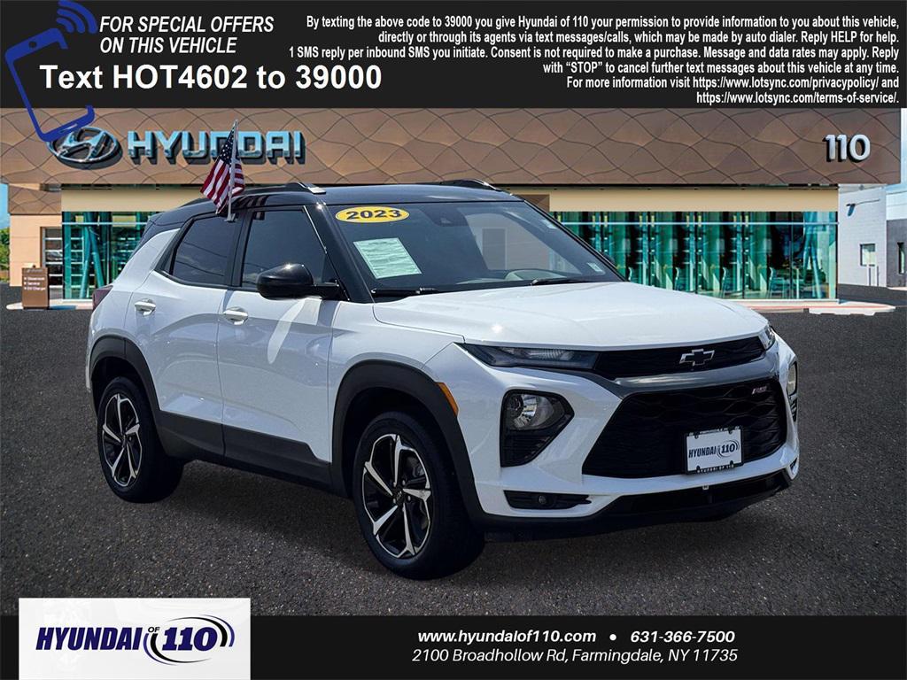 used 2023 Chevrolet TrailBlazer car, priced at $21,495