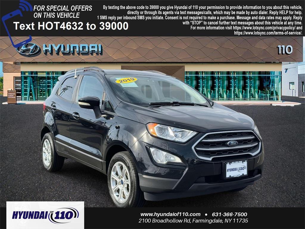 used 2019 Ford EcoSport car, priced at $9,995