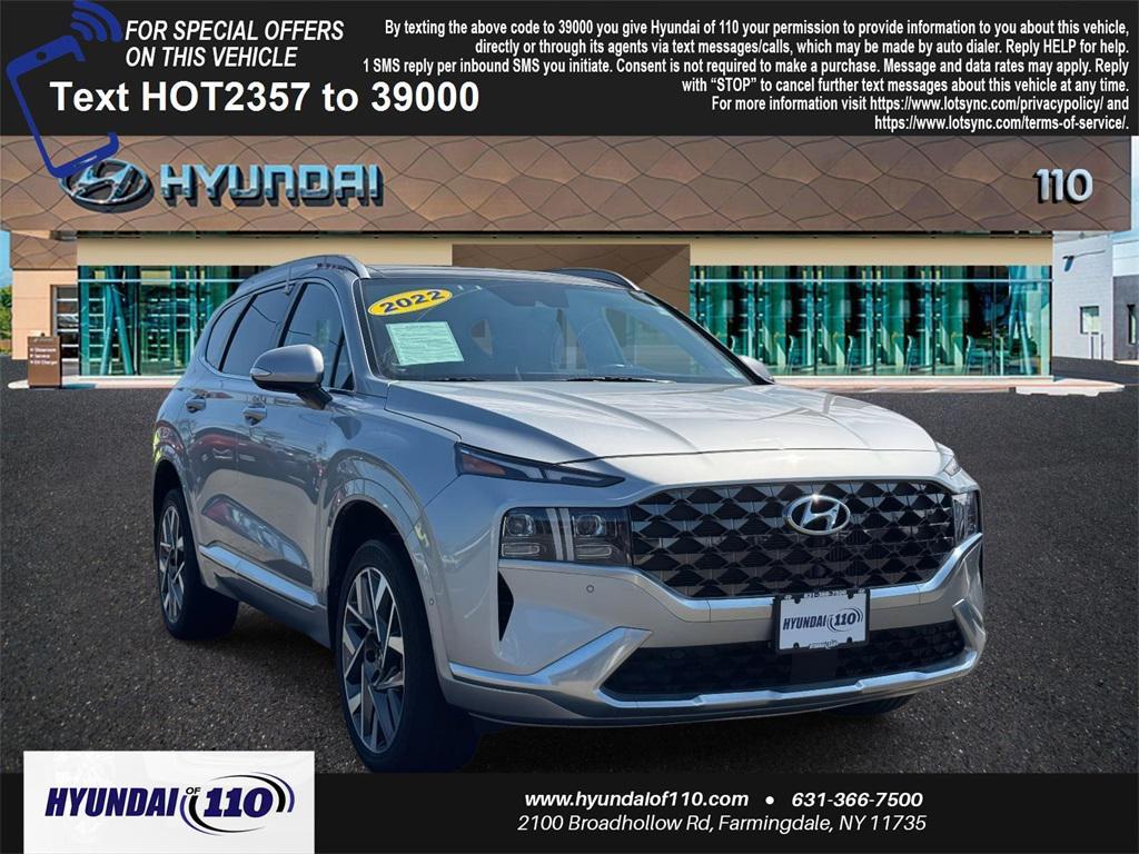 used 2022 Hyundai Santa Fe car, priced at $25,595