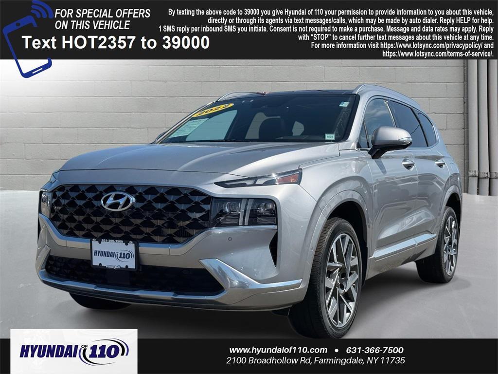 used 2022 Hyundai Santa Fe car, priced at $25,595