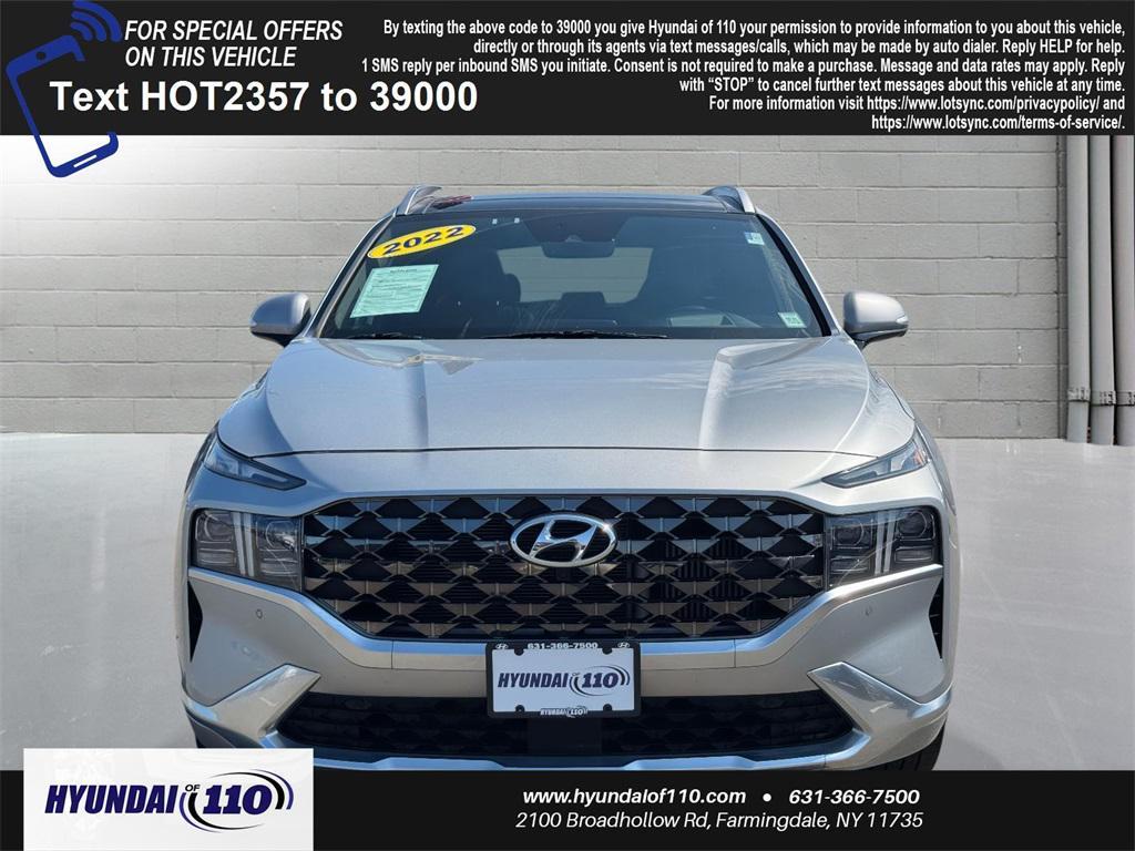 used 2022 Hyundai Santa Fe car, priced at $25,595