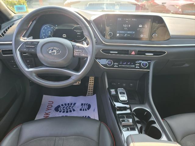 used 2021 Hyundai Sonata car, priced at $19,995