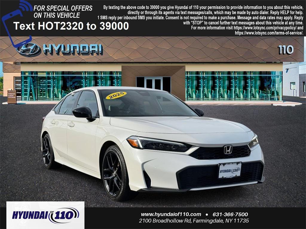 used 2025 Honda Civic Hybrid car, priced at $28,995