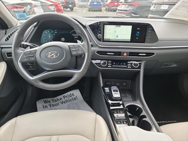 used 2022 Hyundai Sonata Hybrid car, priced at $22,990