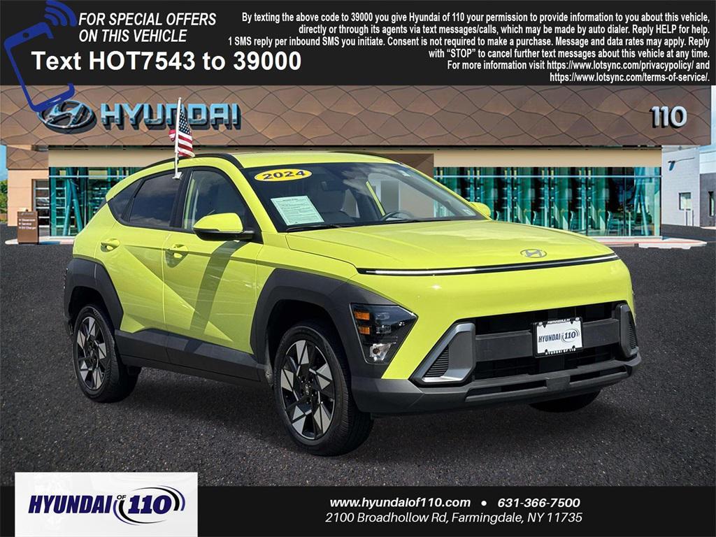 used 2024 Hyundai Kona car, priced at $23,895
