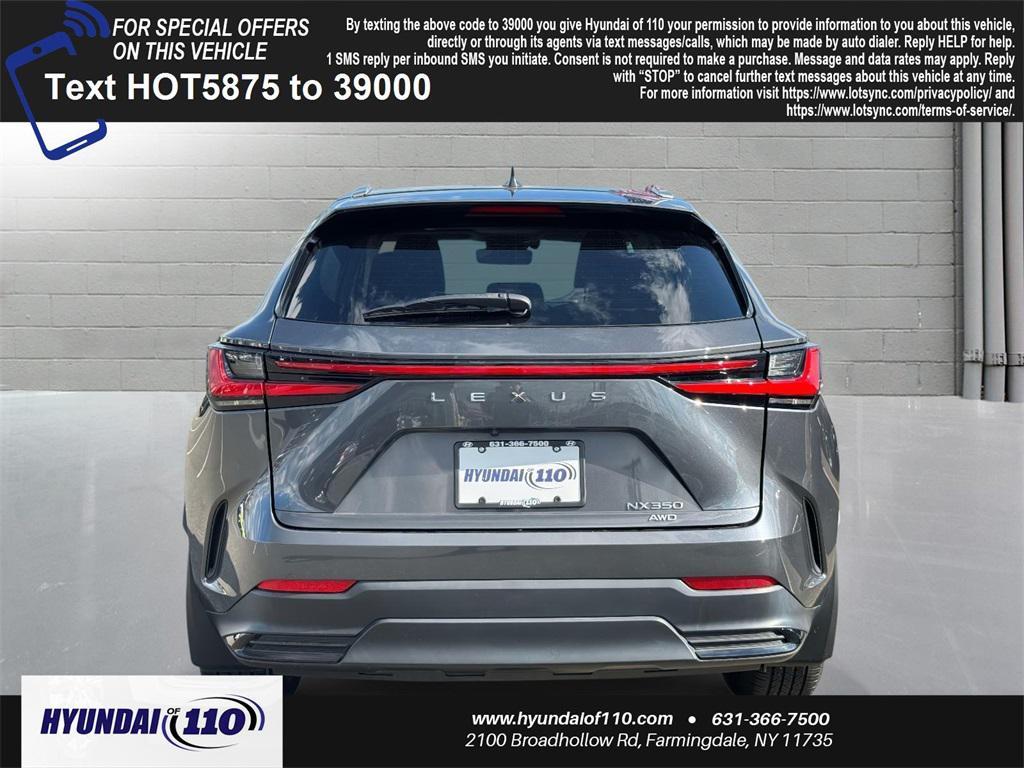 used 2022 Lexus NX 350 car, priced at $31,995