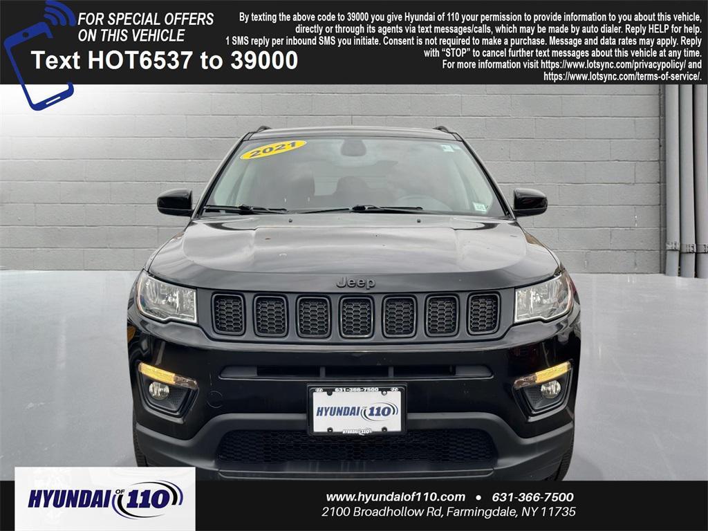 used 2021 Jeep Compass car, priced at $15,495