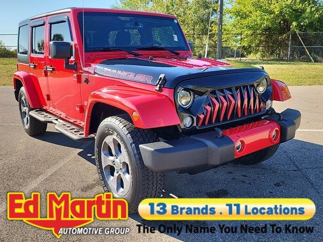 used 2016 Jeep Wrangler Unlimited car, priced at $21,756