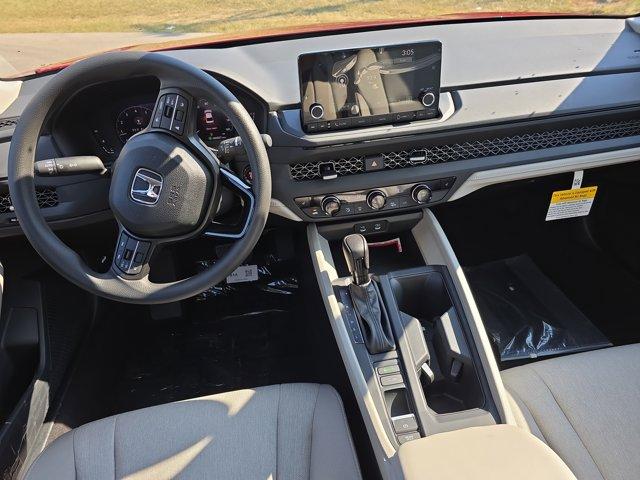 new 2025 Honda Accord car, priced at $30,910
