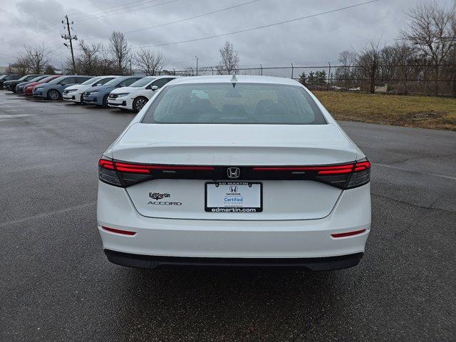 used 2025 Honda Accord car, priced at $28,668