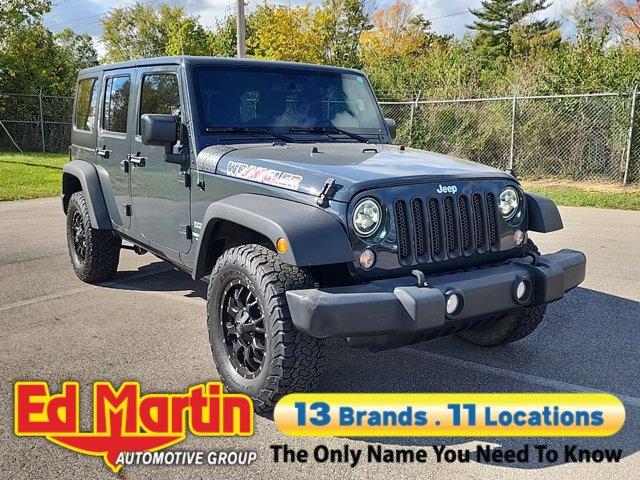 used 2017 Jeep Wrangler Unlimited car, priced at $23,076