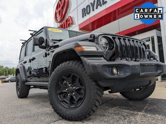 used 2020 Jeep Wrangler Unlimited car, priced at $29,555