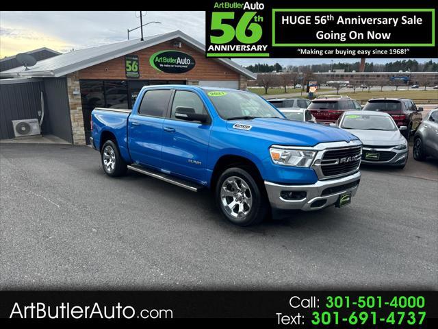 used 2021 Ram 1500 car, priced at $37,956