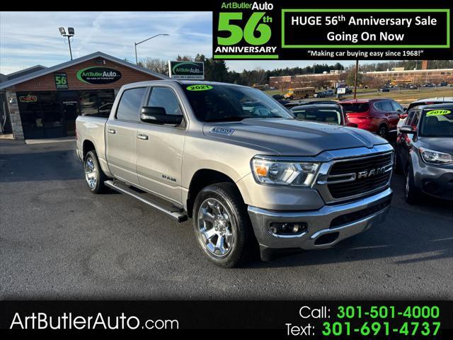 used 2021 Ram 1500 car, priced at $38,956