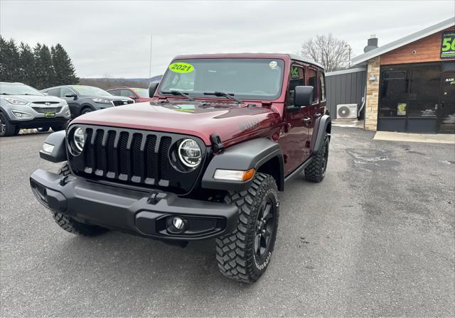 used 2021 Jeep Wrangler car, priced at $32,956