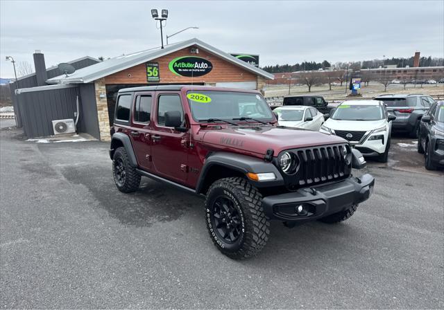 used 2021 Jeep Wrangler car, priced at $32,956