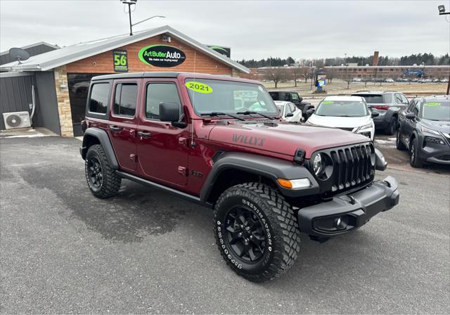 used 2021 Jeep Wrangler car, priced at $32,956