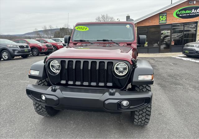 used 2021 Jeep Wrangler car, priced at $32,956