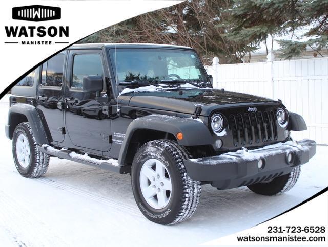 used 2017 Jeep Wrangler Unlimited car, priced at $18,490