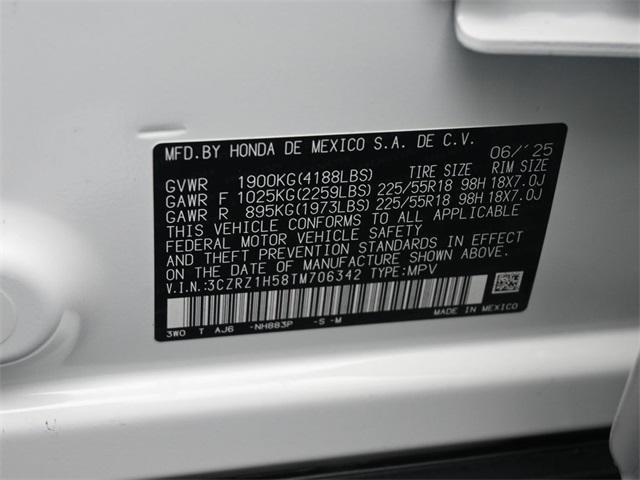 new 2026 Honda HR-V car, priced at $29,850