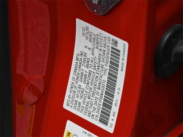 used 2022 Honda Civic car, priced at $25,999