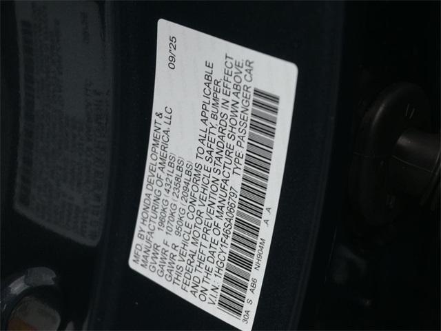 new 2025 Honda Accord car, priced at $31,755
