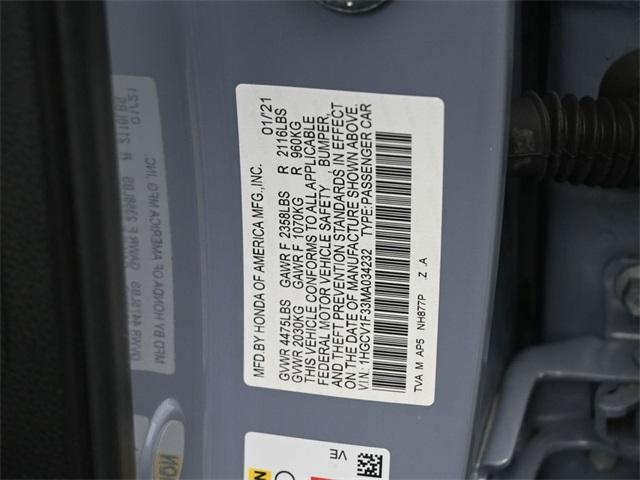 used 2021 Honda Accord car, priced at $23,690