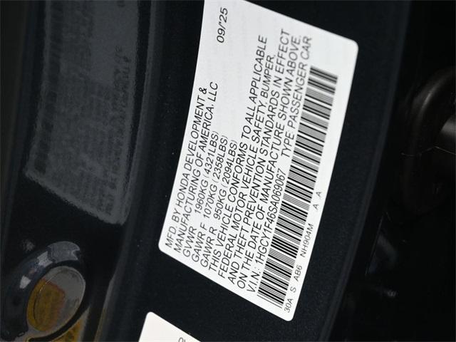 new 2025 Honda Accord car, priced at $29,858