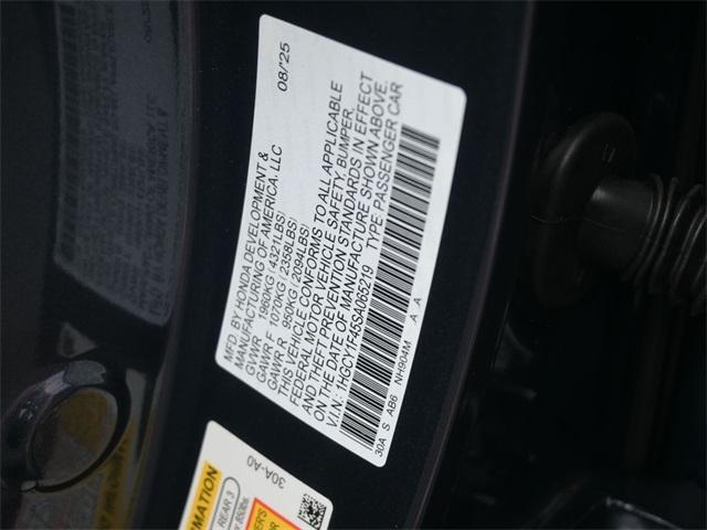 new 2025 Honda Accord car, priced at $30,424