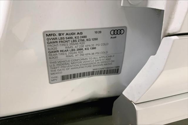 used 2021 Audi Q5 car, priced at $34,890