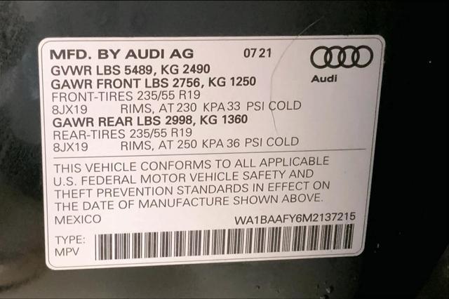 used 2021 Audi Q5 car, priced at $32,890