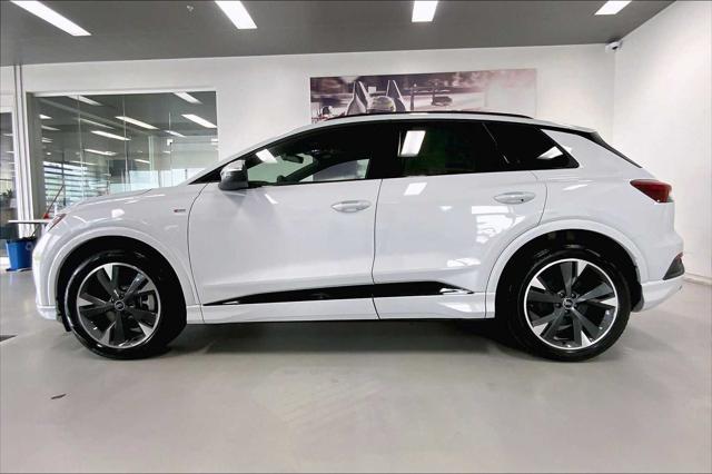 new 2025 Audi Q4 e-tron car, priced at $61,915