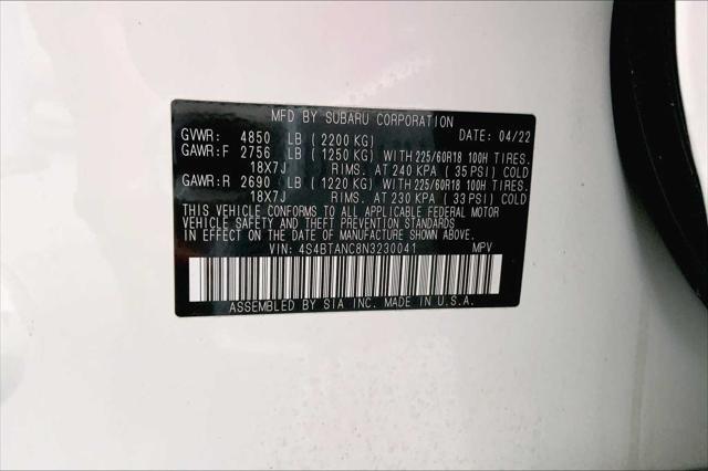 used 2022 Subaru Outback car, priced at $31,595