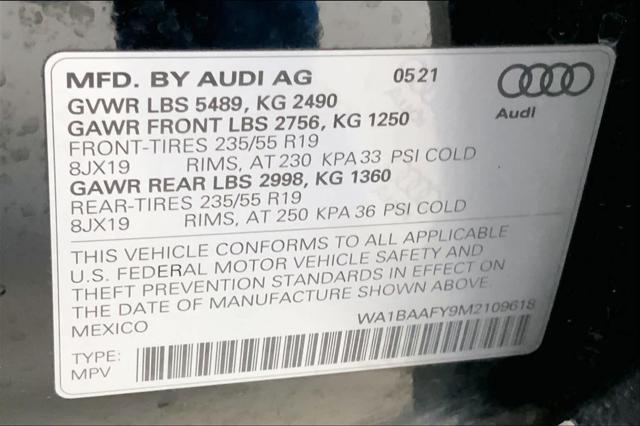 used 2021 Audi Q5 car, priced at $25,480