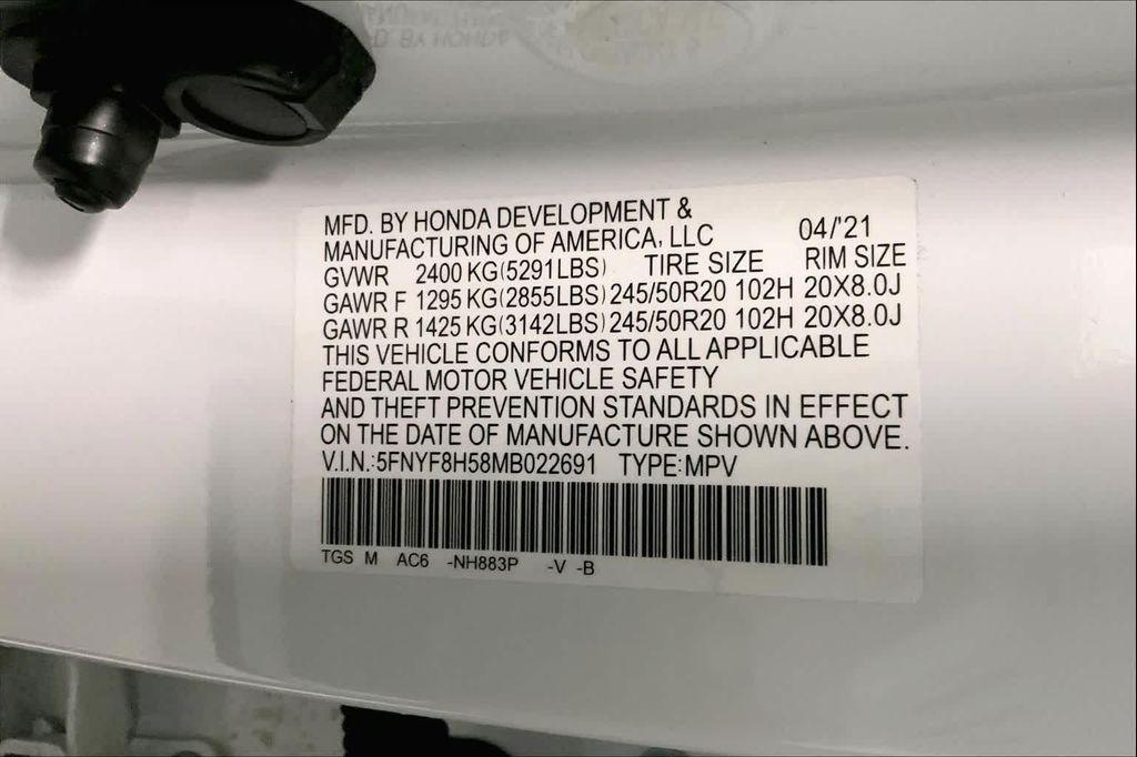 used 2021 Honda Passport car, priced at $27,590