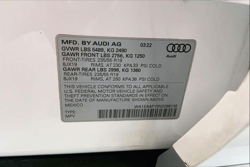 used 2022 Audi Q5 car, priced at $29,790