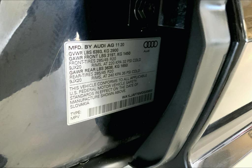 used 2021 Audi Q7 car, priced at $33,490