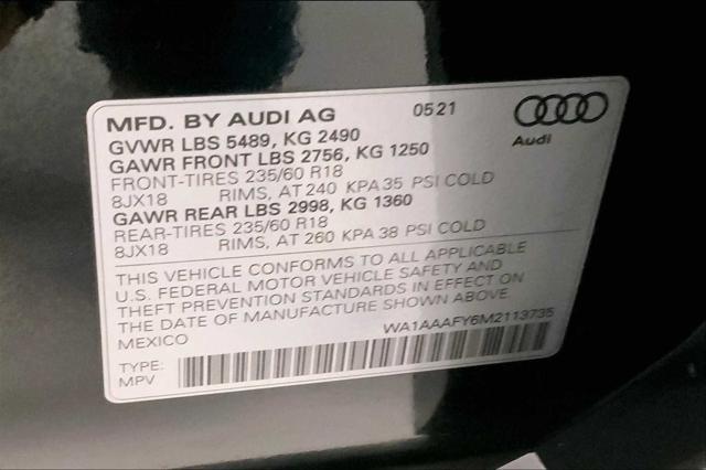 used 2021 Audi Q5 car, priced at $28,890