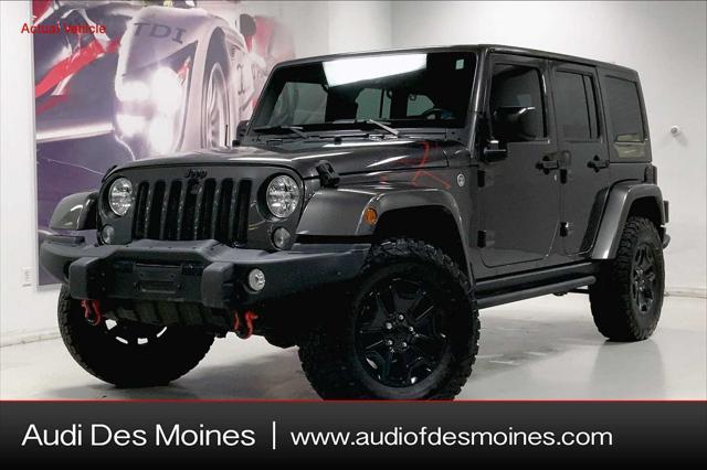 used 2016 Jeep Wrangler Unlimited car, priced at $31,940