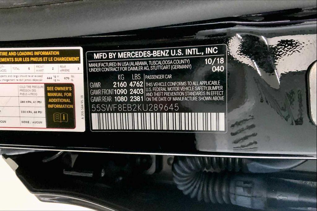 used 2019 Mercedes-Benz C-Class car, priced at $19,990