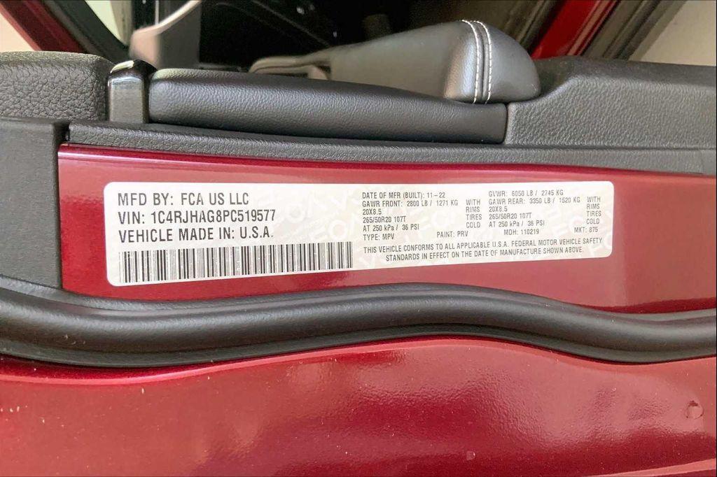 used 2023 Jeep Grand Cherokee car, priced at $33,570