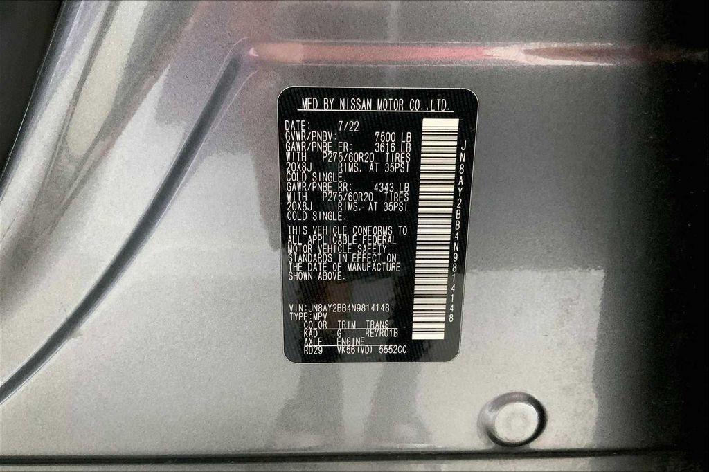 used 2022 Nissan Armada car, priced at $30,890