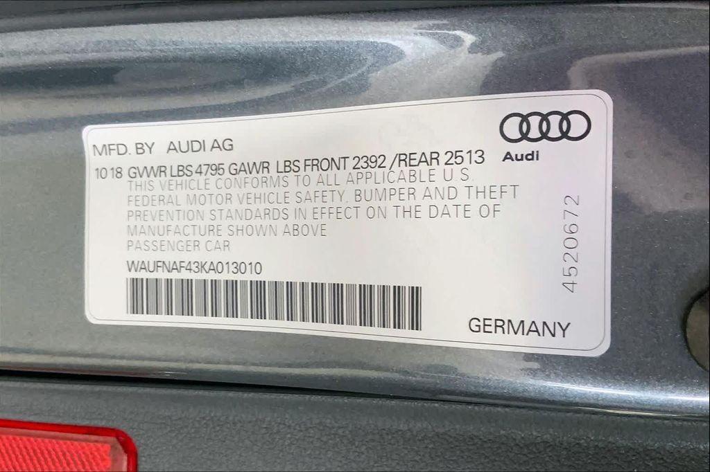 used 2019 Audi A4 car, priced at $29,690