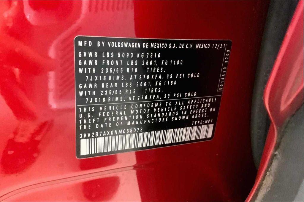 used 2022 Volkswagen Tiguan car, priced at $24,810