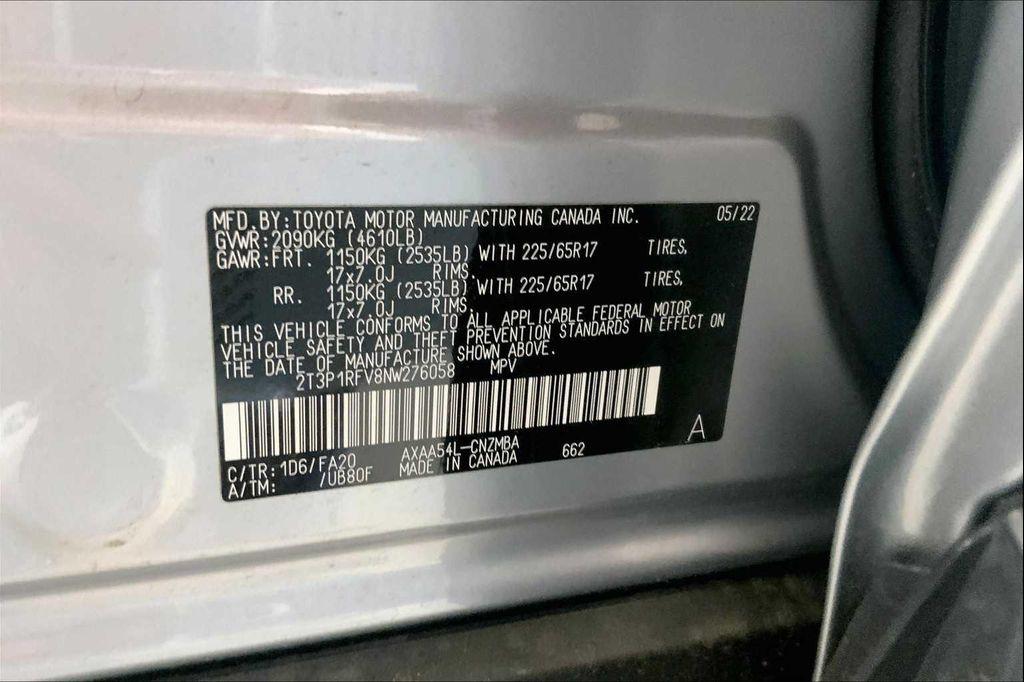 used 2022 Toyota RAV4 car, priced at $27,660