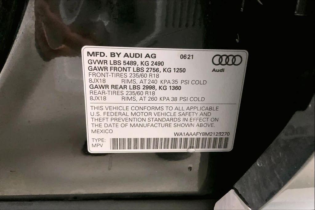 used 2021 Audi Q5 car, priced at $27,690