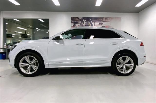 used 2023 Audi Q8 car, priced at $58,990