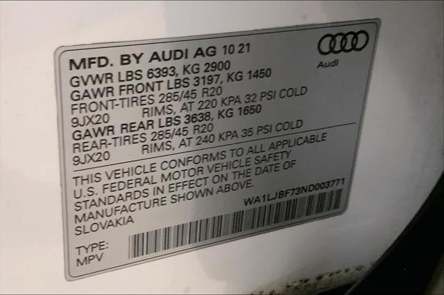 used 2022 Audi Q7 car, priced at $43,870