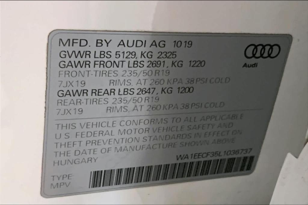 used 2020 Audi Q3 car, priced at $24,690